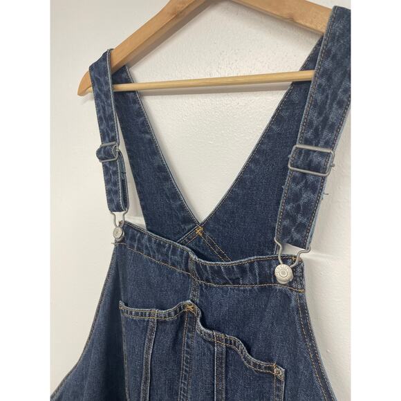 NWT Old Navy Women’s Plus Size 26 Denim Overalls Medium Wash Adjustable Straps - Picture 5 of 16